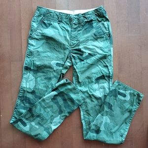 Camo pants GAP Green Kids 18